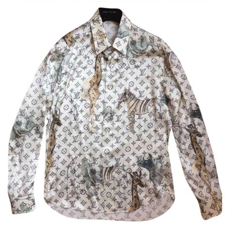 louis vuitton men's shirts|louis vuitton silk shirt men's.